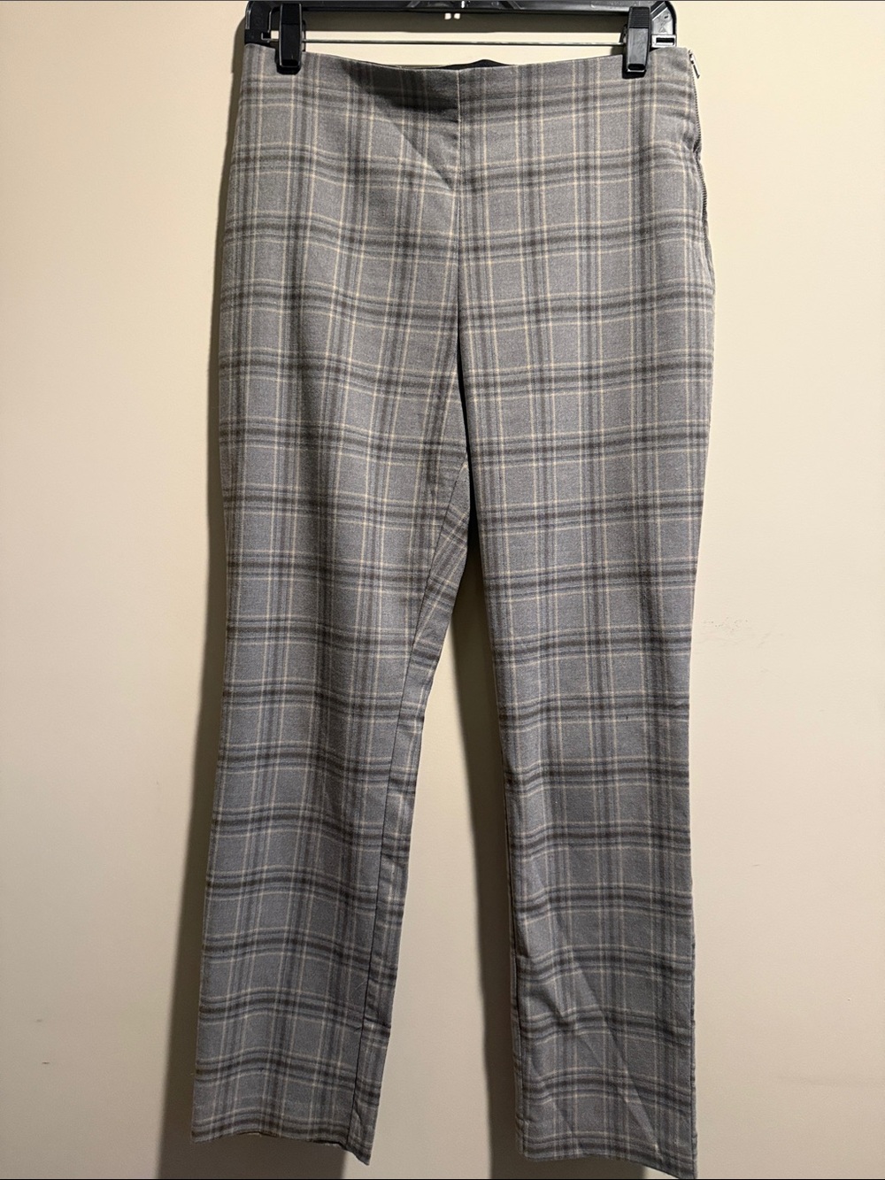 Nine West Grey Plaid Ankle Pants